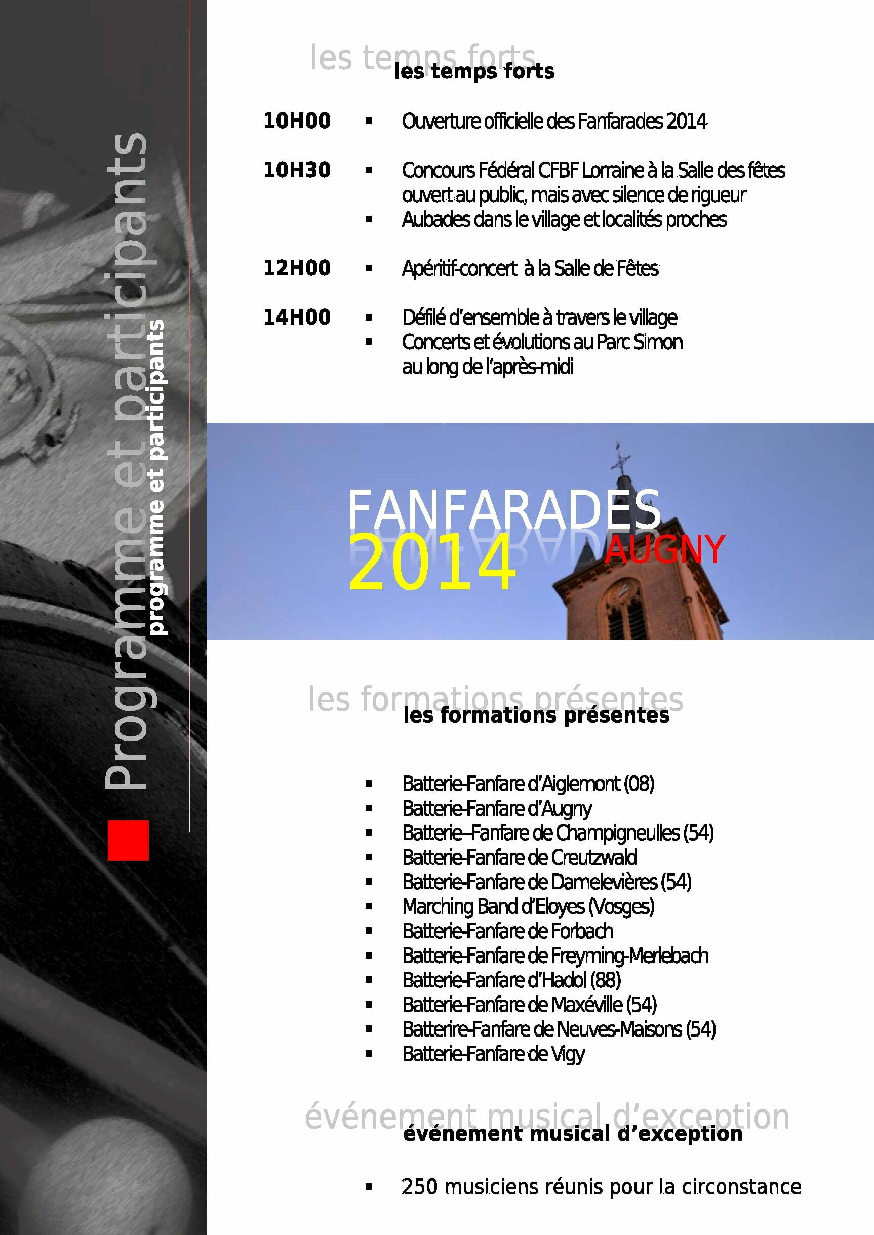 Fanfarades 2014 2ème page