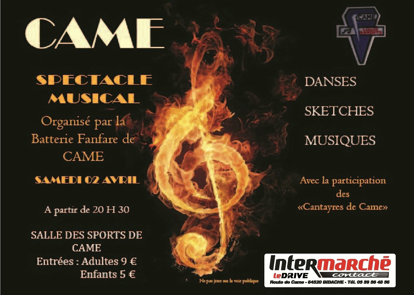 affiche spectacle musical lous hardits 2016-1