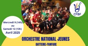 Lire la suite à propos de l’article Ouverture des inscriptions pour le stage de l’orchestre national des Jeunes